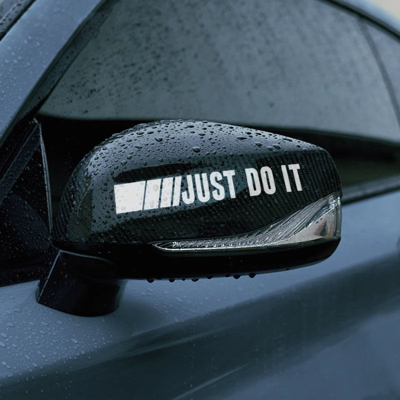 个性字母后视镜贴纸汽车