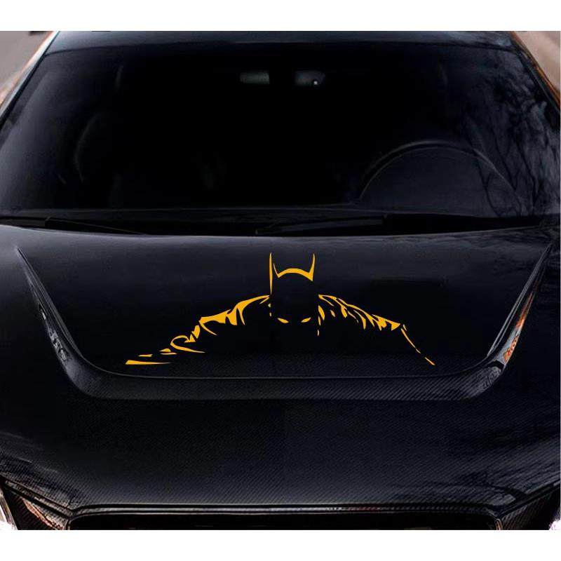 蝙蝠侠正义联盟DC反光镂空汽车贴纸摩托改装防水玻璃车窗行李箱