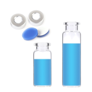 20ml钳口顶空瓶盖垫20*3mm 西林瓶10ml实验室玻璃试剂瓶顶空瓶 密封顶空瓶压盖器起盖器 开孔铝盖垫盒装