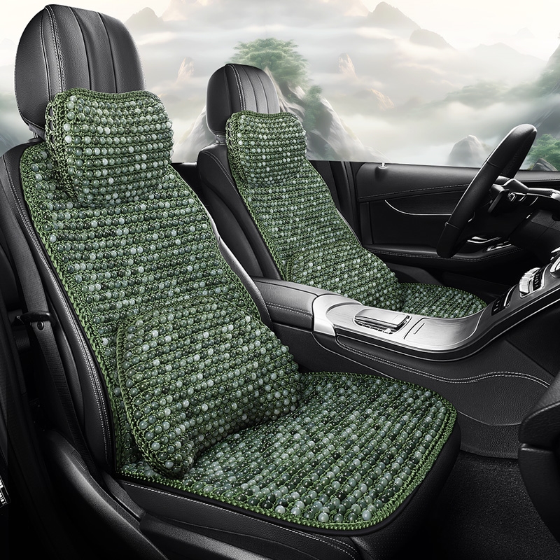 日产天籁奇骏楼兰逍客四季夏季木珠汽车坐垫汽车凉垫木珠方垫座套