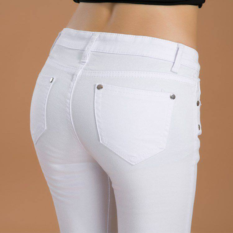 春夏中低腰外穿打底鉛筆女糖果色彈力韓版修身九分小腳牛仔長褲子在類目 女裝/女士精品, 牛仔褲中 - 來自Buy2taobao.com提供專業的淘寶代購服務