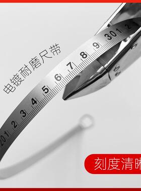 新款直销3050100米钢架尺手提尺塑料皮尺软尺不锈钢插地尺高精度