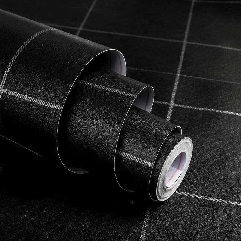 新款直销自粘墙纸黑白格子ins风加厚pvc卧室客厅寝室背景墙装饰素,家居饰品,软装墙贴,淘宝优惠券,粉丝福利购,淘宝优惠卷