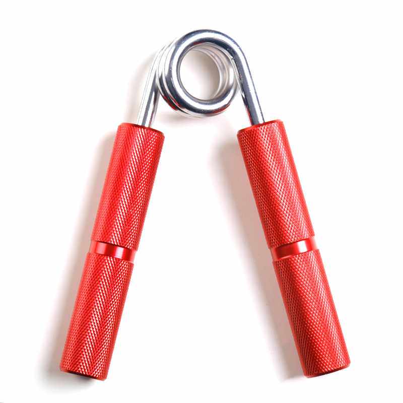 新款直销A型金属铝柄握力器电镀弹簧氧化铝柄握力器训练手力锻炼