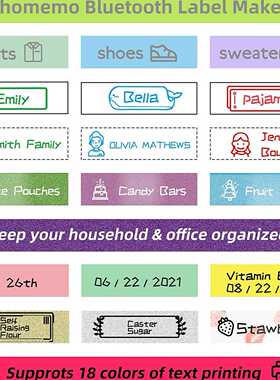 新款直销P12/P12PRO12mm热敏热转印色带标签打印机耗材时尚耐用看