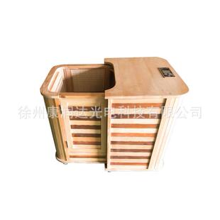 新款直销直供推拉式单人汗蒸半身桶 远红外半身足浴桶 迷你桑拿房