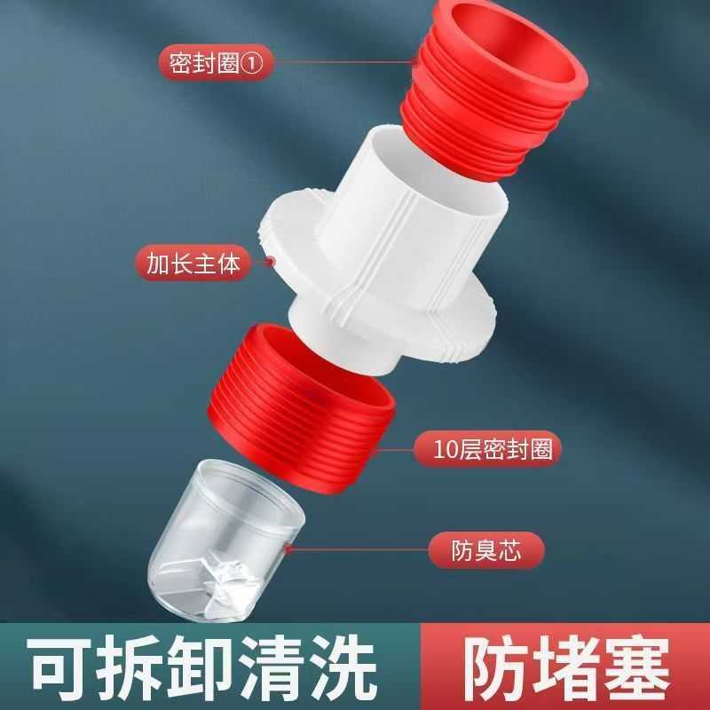 新款直销厨房下水管三头通下水道水槽排水管分水器洗碗机净水器多