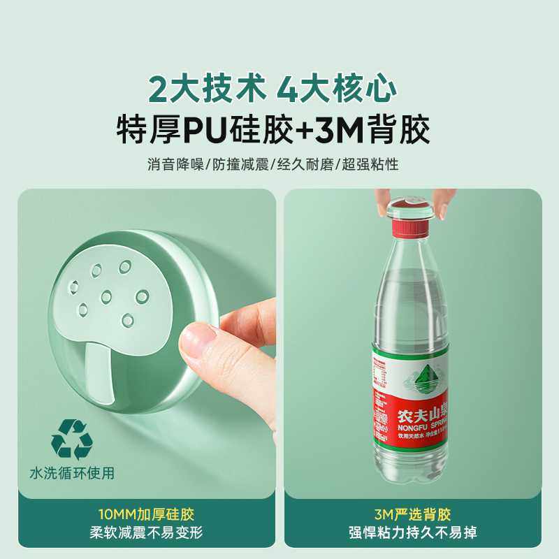 新款直销门把手防撞贴硅胶保护垫冰箱门档防碰撞静音墙贴门后磕碰,基础建材,防撞胶粒,淘宝优惠券,粉丝福利购,淘宝优惠卷