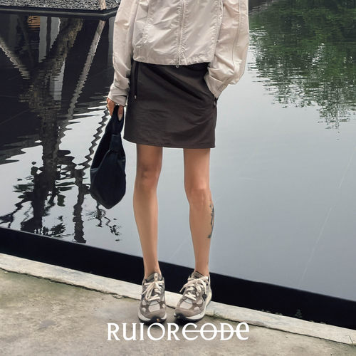 【RUIORCODE】“街头机能”轻量户外抽绳A字短裤裙