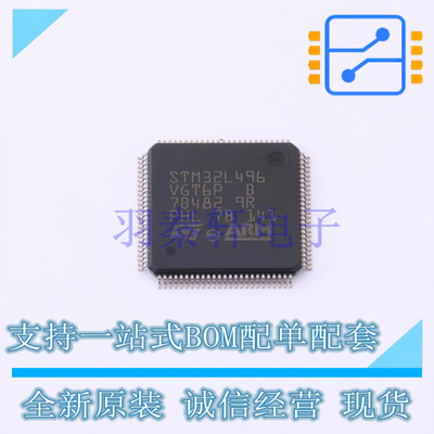 单片机(MCU/MPU/SOC) STM32L496VGT6P LQFP-100(14x14) ST 全新原