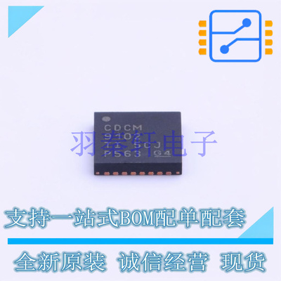 时钟发生器/频率合成器/PLL CDCM9102RHBT QFN-32-EP(5x5) TI 全