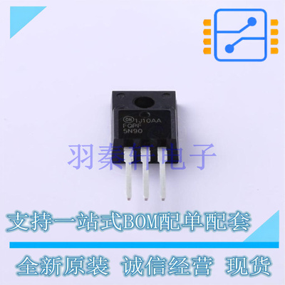 场效应管(MOSFET) FQPF5N90 TO-220F-3 ON 全新原装进口