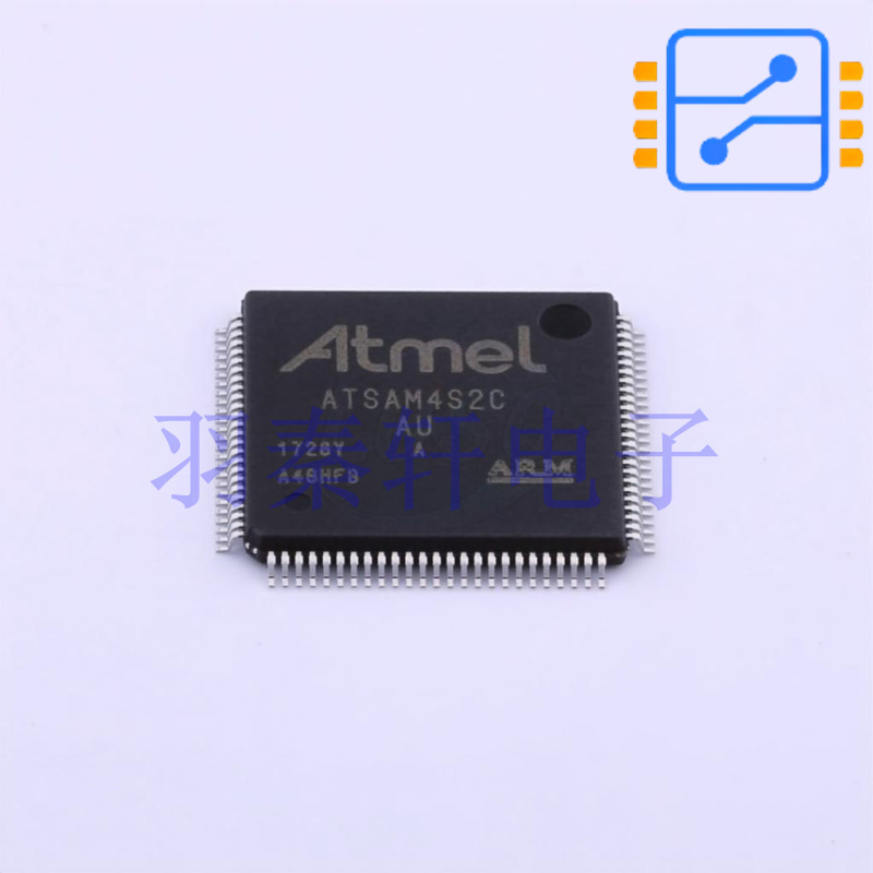ATSAM4S2CA-AU LQFP-100 微控制器 32位 120MHz 128KB 64KB 原装