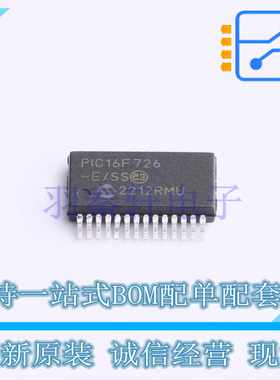 单片机(MCU/MPU/SOC) PIC16F726-E/SS SSOP-28-208mil MIC 全新原