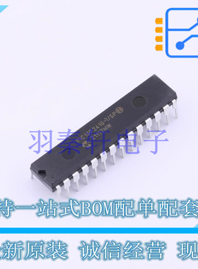 单片机(MCU/MPU/SOC) PIC18F2410-I/SP SPDIP-28 MIC 全新原装进