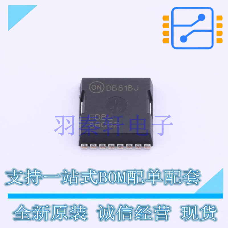 场效应管(MOSFET) FDBL86062-F085 H-PSOF8L ON 全新原装进口