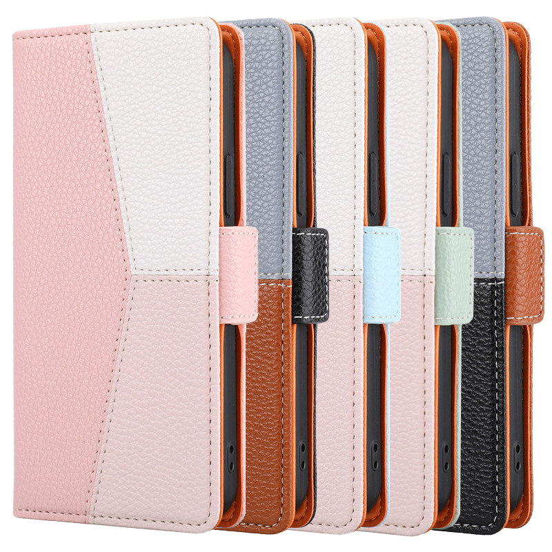 Air适用苹果16掀盖保护套iphone 17e翻盖手机壳15荔枝纹14plus皮革防摔13ProMax绿8g粉白拼色se2女士搭扣case