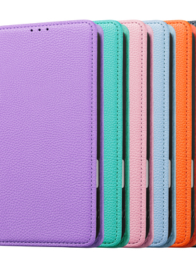 适用苹果16e荔枝纹皮革保护套iphone17翻盖手机壳14Plus掀折叠15ProMax插卡14爱马仕橙色12黑绿8粉肤Air case