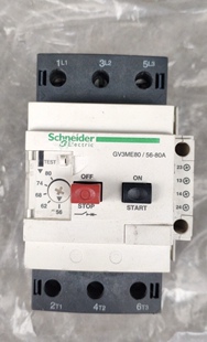 施耐德电动机马达保护断路器GV3ME80/56-80A，二手拆手 议价