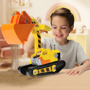 汪汪队可拆卸工具小砾工程家族巡逻车玩具挖掘机推土机生日礼物