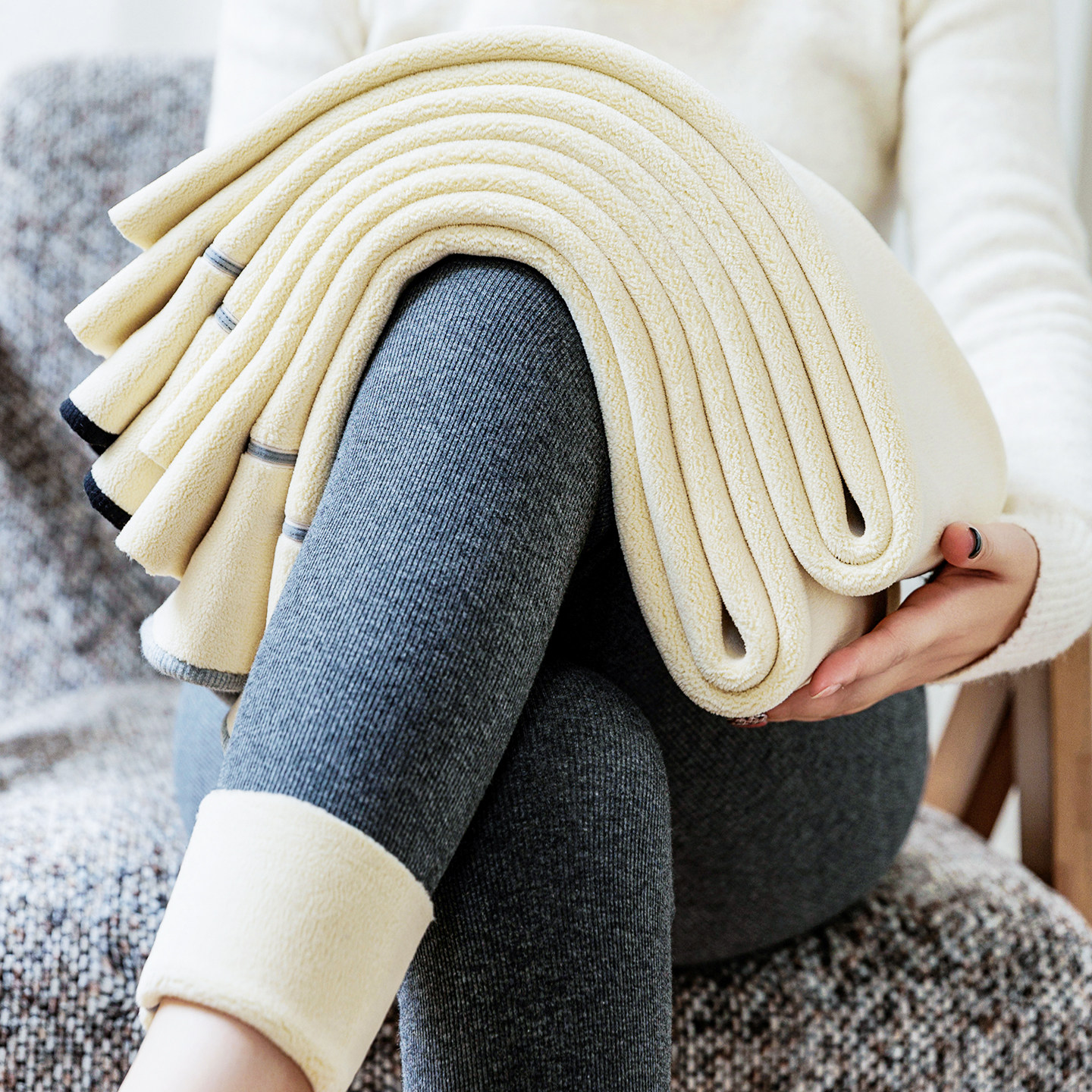 冬季加长版高个子羊羔绒打底裤高腰加绒加厚保暖大码女螺纹棉外穿,女装/女士精品,打底裤,淘宝优惠券,粉丝福利购,淘宝优惠卷