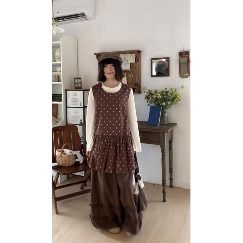 布噜Bulu碎花无袖上衣女夏季2026新款小个子巨好看的气质马甲裙