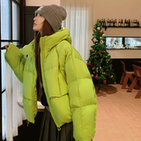 现货50白鸭绒25冬带包包泡芙款保暖带帽羽绒ZB237-8869-P300k448，女装羽绒服，浙宝237