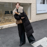 狐狸毛毛领现货25冬50鸭绒羽绒简约长款款ZB237-6693-p380-K569，女装羽绒服，浙宝237