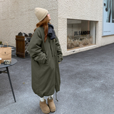 爆东大门带针织围巾保暖韩版25冬90鸭羽绒款ZB237-2839-P490-K738，女装羽绒服，浙宝237