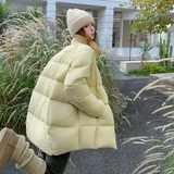 现货一手长针织领韩系保暖2026冬季90鸭绒服ZB237-2853-P445-K668，女装羽绒服，浙宝237