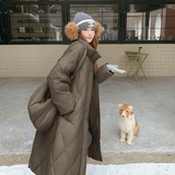 现货50白鸭绒25冬带包包菱形格保暖带帽羽绒ZB237-2599-p320-K488，女装羽绒服，浙宝237