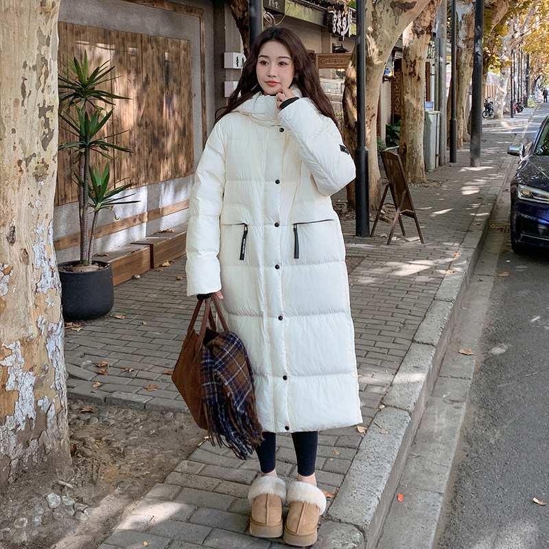 现货50白鸭绒24冬保暖带长羽绒服ZB237-6623-P345-K519图片