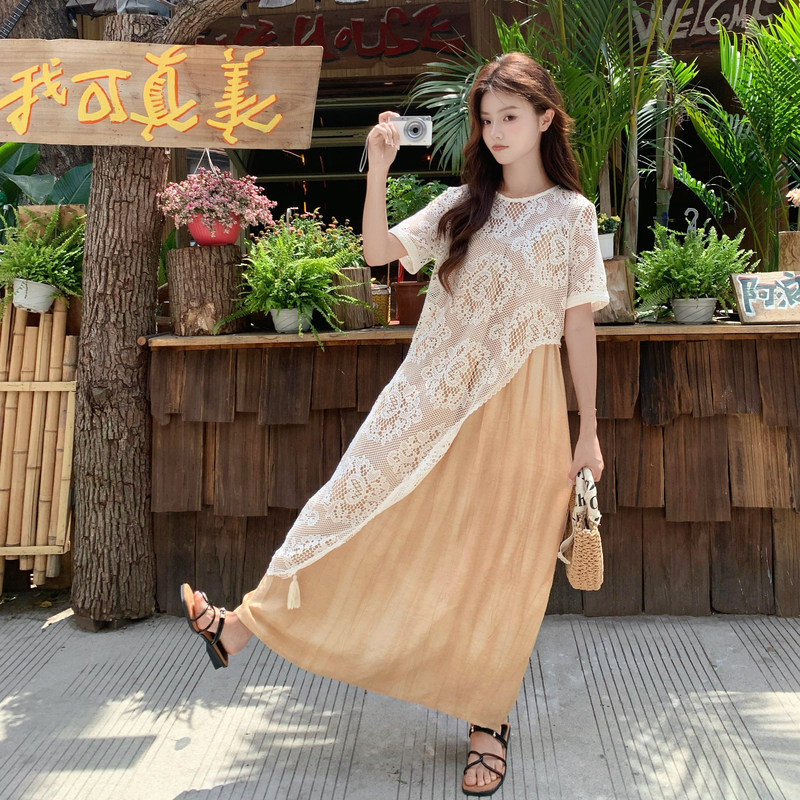 夏已出26气质轻熟搭防晒蕾丝吊带群两件套RF2C518-2695-P155-K238,女装套装/套裙,浙宝237