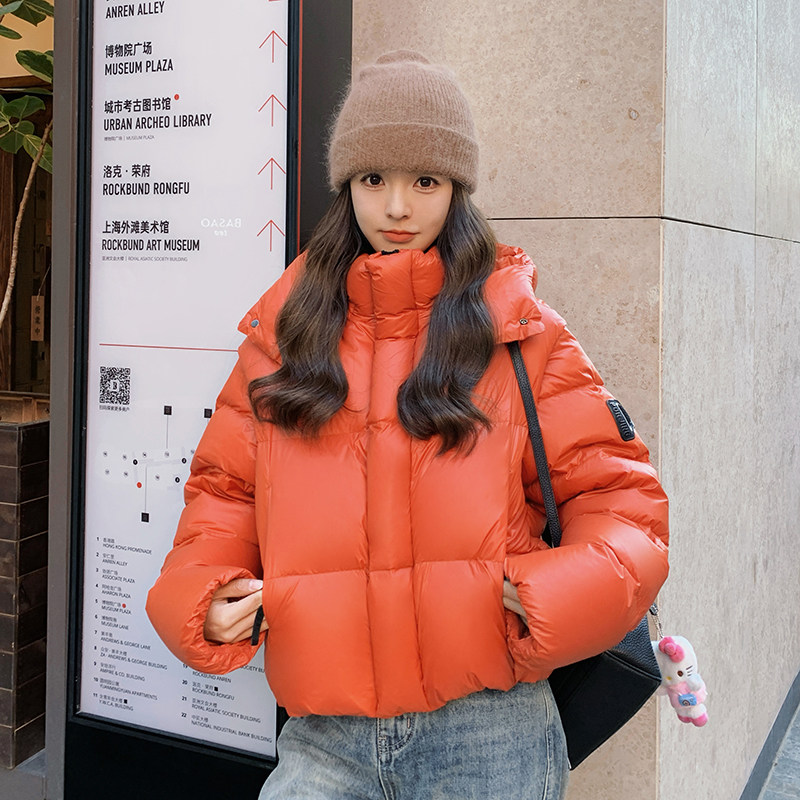 现货90白鸭绒2025冬季铂金款保暖带帽羽绒服ZB237-8876-P385K578,女装羽绒服,浙宝237