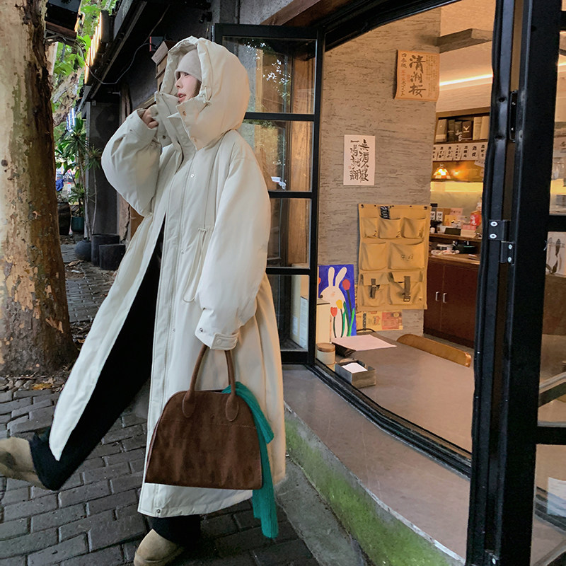 大立领oversiads现货25冬50鸭绒羽绒超长款ZB237-6695-p380-k588,女装羽绒服,浙宝237