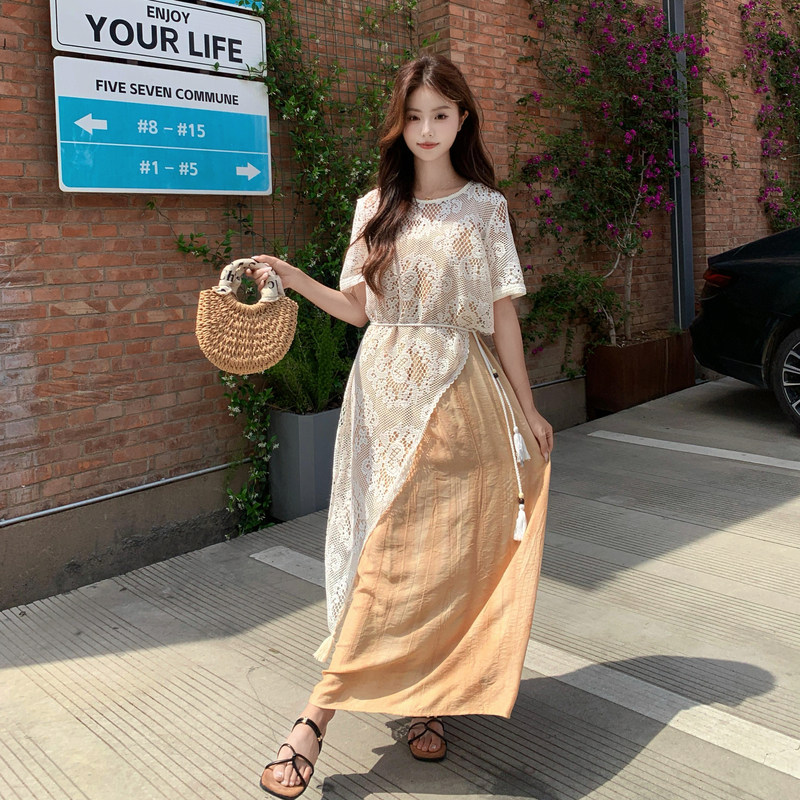 夏已出26气质轻熟搭防晒蕾丝吊带群两件套RF2C518-2695-P155-K238,女装套装/套裙,浙宝237