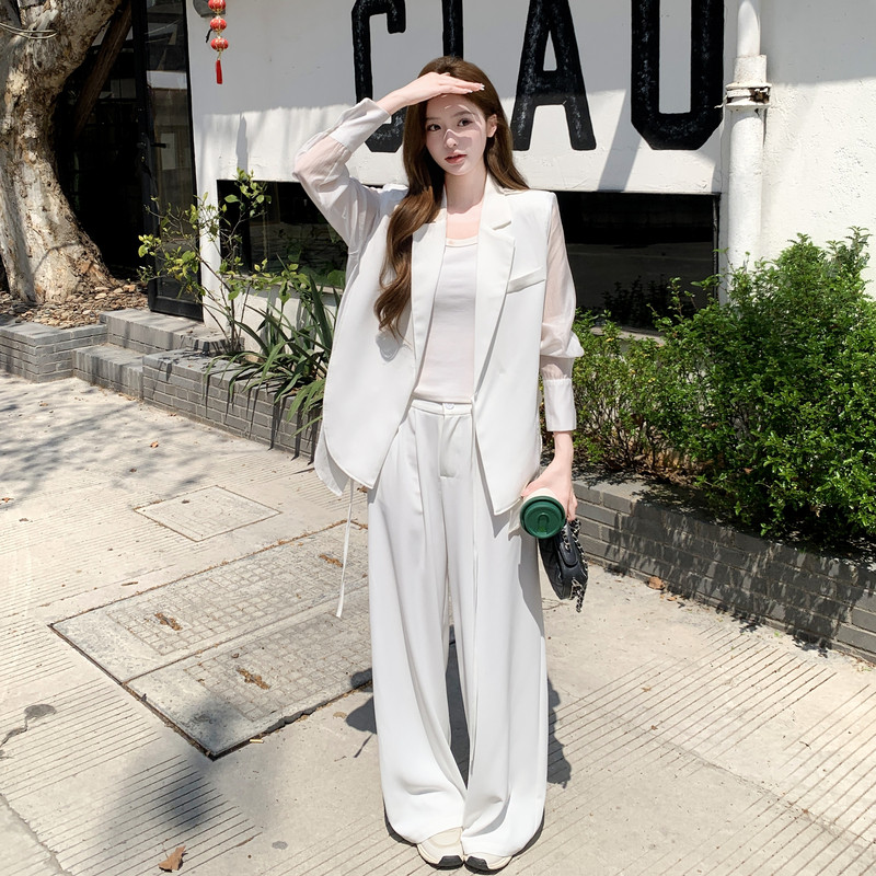 现货已出26气质轻熟搭重工拼接防晒两件套RF2C518-2620-P195-K318，女装套装/套裙，浙宝237