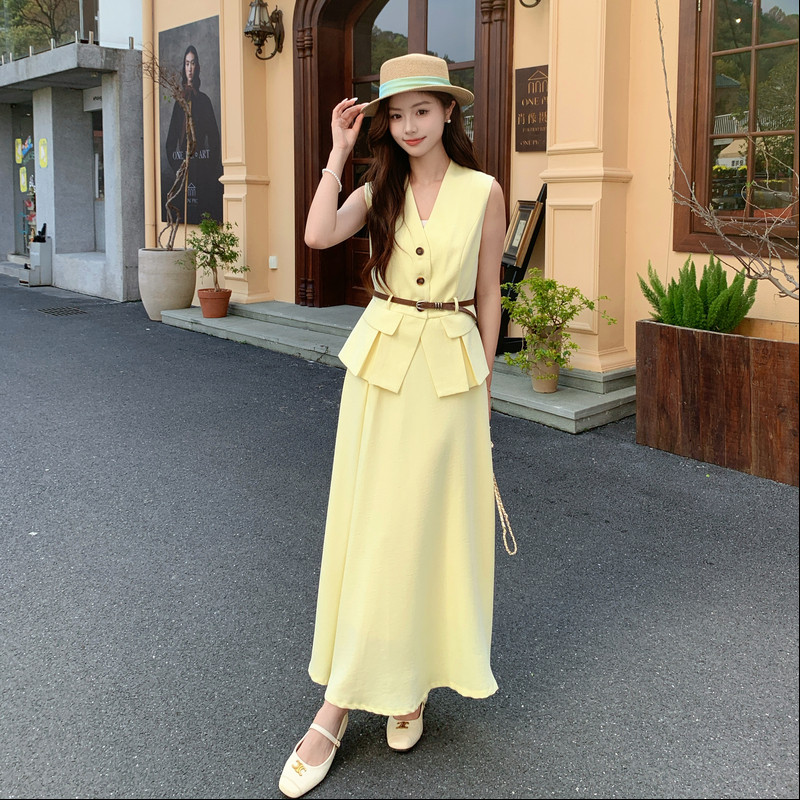 夏现货已出26气质轻熟收腰两件套RF2C518-2663-P175-K288，女装套装/套裙，浙宝237