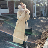 狐狸毛毛领现货25冬50鸭绒羽绒简约长款款ZB237-6693-p380-K569，女装羽绒服，浙宝237