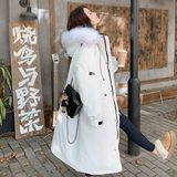 真毛领oversiads现货25冬50鸭绒羽绒超长款ZB237-6621-p445-k669，女装羽绒服，浙宝237