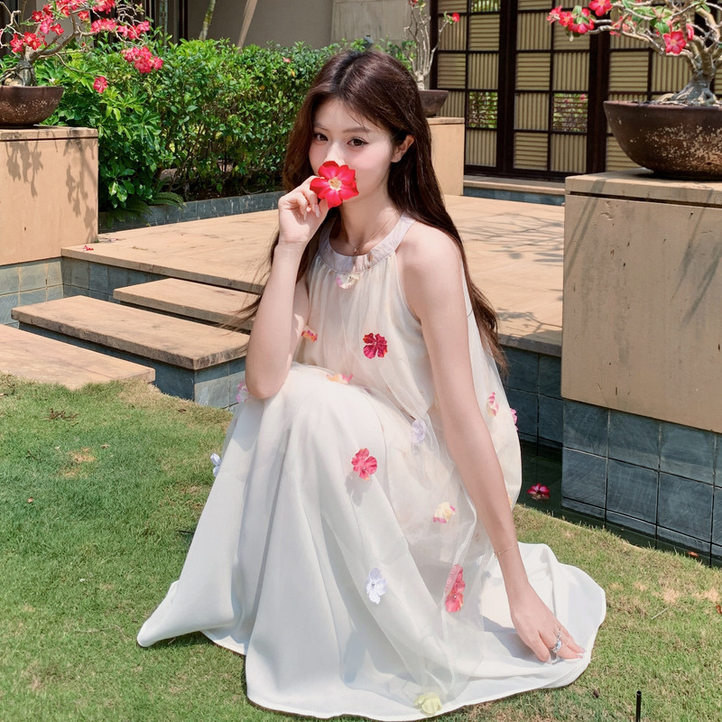 现货已出26韩系仙气儿立体花朵两件套裙RF2C518-2668-P160-K258,女装套装/套裙,浙宝237