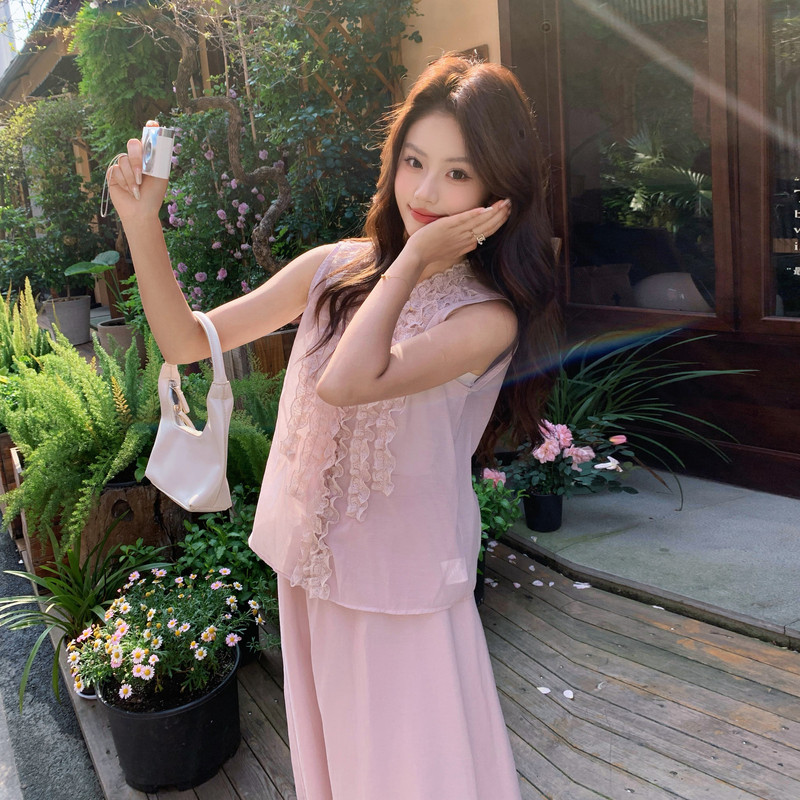 现货26气质轻熟花边半裙两件套RF2C518-2707-P145-K238,女装套装/套裙,浙宝237