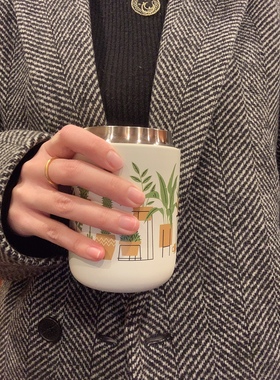 Fellow美国代购 卡特不锈钢防漏陶瓷涂层真空保温杯咖啡杯限量版