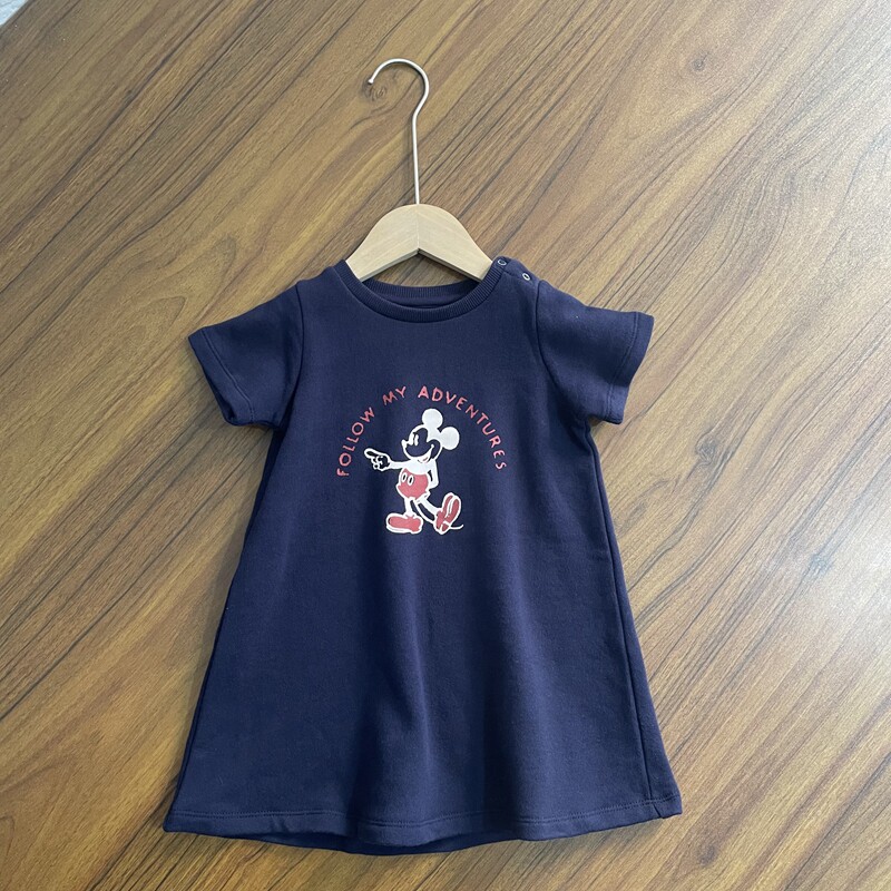 女童短袖连衣裙小童圆领卡通图案宽松百搭春夏新款裙子图片
