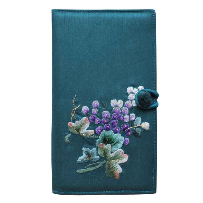 卡包女式多卡位小款刺绣钱包民族风布艺手工中国特色礼品送老外