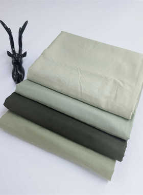 包邮 绿色系纯棉枕套一对装家用单人枕简约宿舍单人枕芯套48*74cm