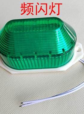 报警用防雨型频闪灯烁白色绿闪光灯220V警示Flash Lamp室外交流AC