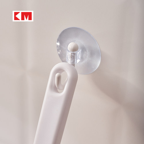日本KM承重吸盘挂钩吸壁式无痕厨房钩子门后壁挂墙壁墙上不粘贴钩