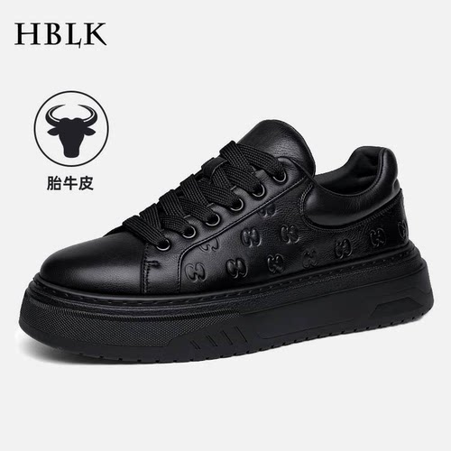 HBLK品牌男鞋厚底增高百搭休闲鞋