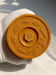 海派虫具师傅杨连平制德国密胺暗八仙高万体鸣虫盒 竹蛉盒 金钟盒